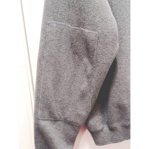 Woolrich Vintage Men's Gray Quarter Button Up Heavyweight Sweater Size Large - Picture 3 of 5